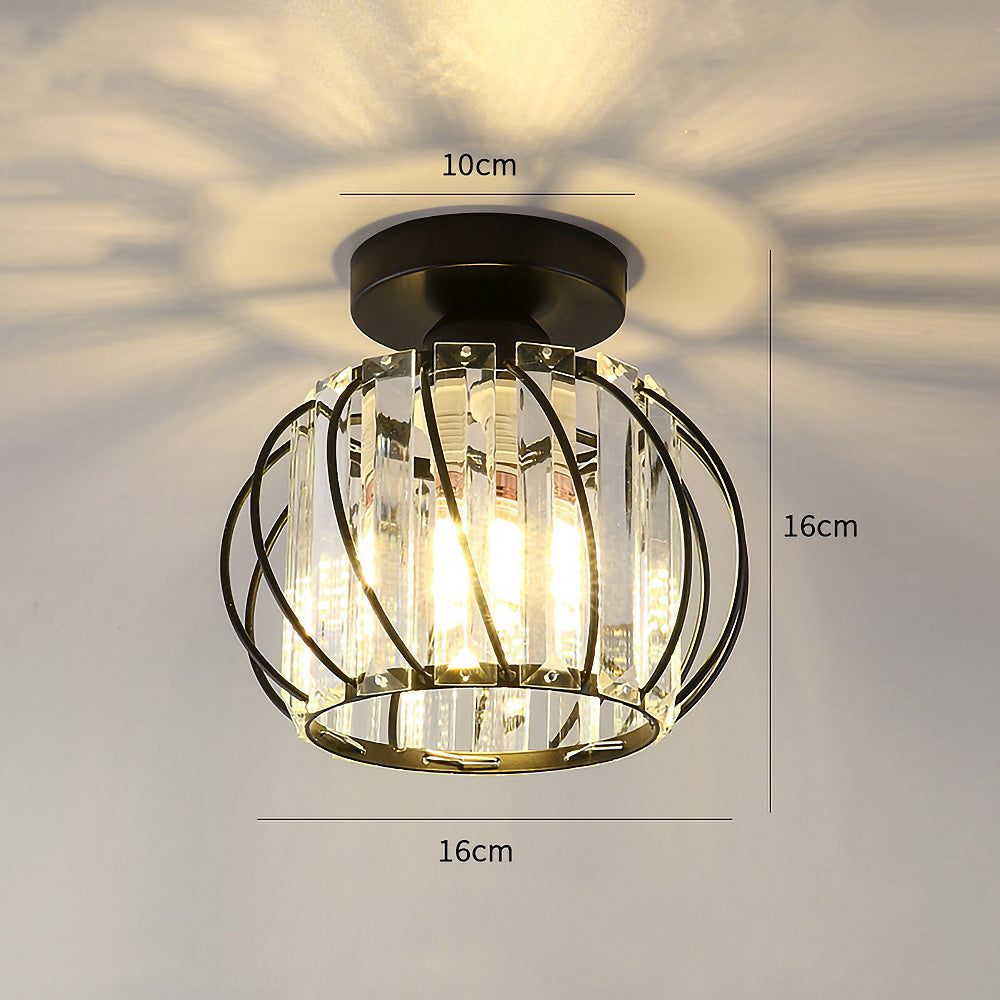 Nordic Luxury Glass Hallway Ceiling Lighting for Modern Spaces NALANI