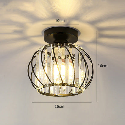 Nordic Luxury Glass Hallway Ceiling Lighting for Modern Spaces NALANI