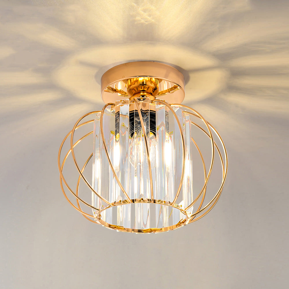 Nordic Luxury Glass Hallway Ceiling Lighting for Modern Spaces NALANI