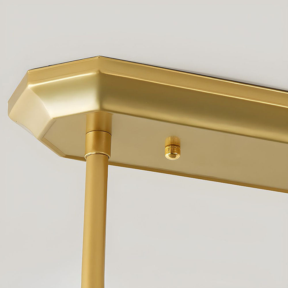 Nordic Multi-Head Designer Long Glass Island Lamps NALANI