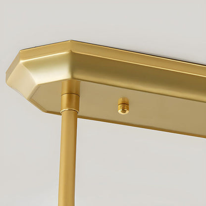 Nordic Multi-Head Designer Long Glass Island Lamps NALANI