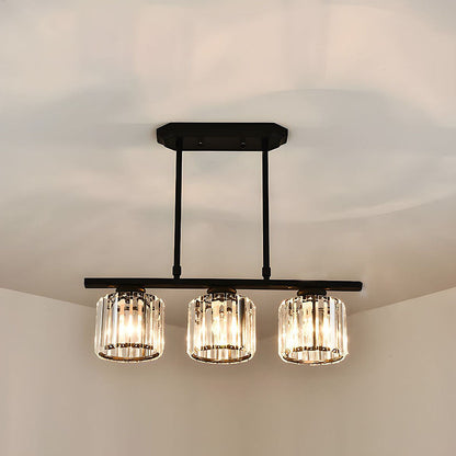 Nordic Multi-Head Designer Long Glass Island Lamps NALANI