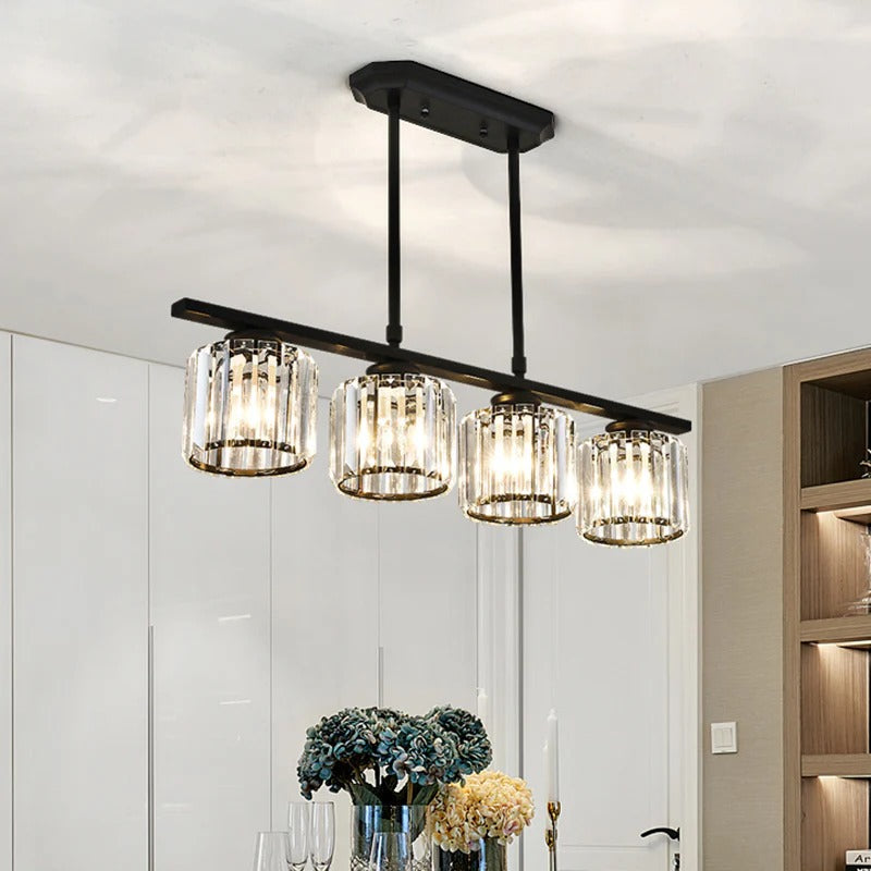 Nordic Multi-Head Designer Long Glass Island Lamps NALANI