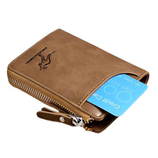 RFID Protected Leather Wallet With Anti Theft Feature NALANI