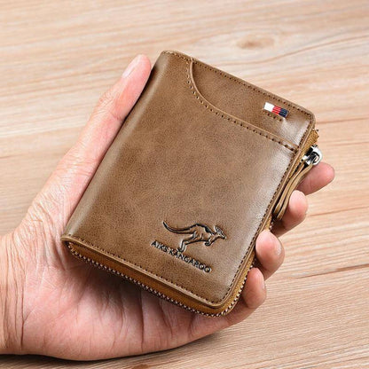 RFID Protected Leather Wallet With Anti Theft Feature NALANI
