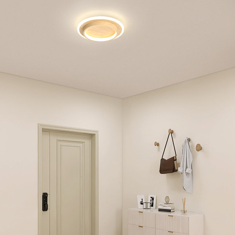 Round Metal Acrylic LED Hallway Ceiling Lights for Modern Spaces NALANI
