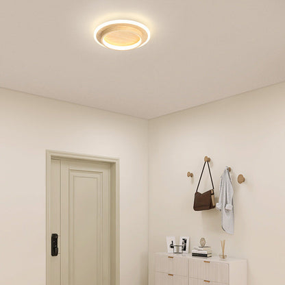 Round Metal Acrylic LED Hallway Ceiling Lights for Modern Spaces NALANI