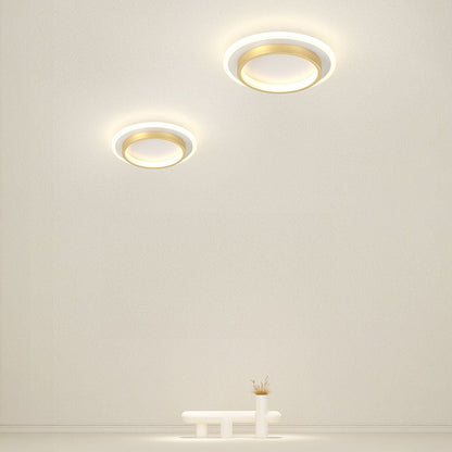 Round Metal Acrylic LED Hallway Ceiling Lights for Modern Spaces NALANI