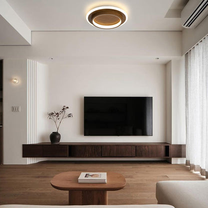 Round Metal Acrylic LED Hallway Ceiling Lights for Modern Spaces NALANI