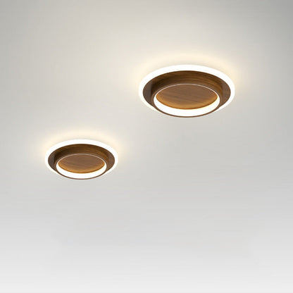 Round Metal Acrylic LED Hallway Ceiling Lights for Modern Spaces NALANI
