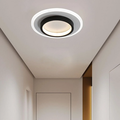 Round Metal Acrylic LED Hallway Ceiling Lights for Modern Spaces NALANI