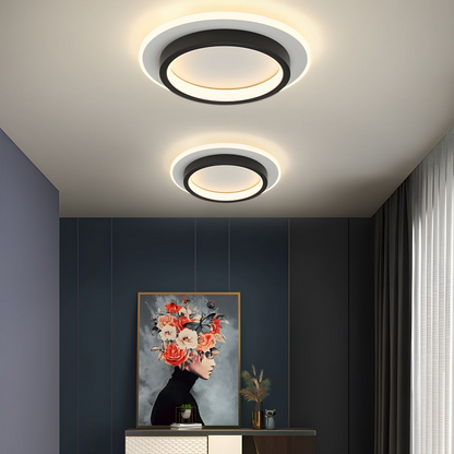 Round Metal Acrylic LED Hallway Ceiling Lights for Modern Spaces NALANI