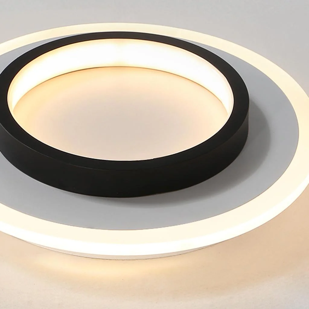 Round Metal Acrylic LED Hallway Ceiling Lights for Modern Spaces NALANI
