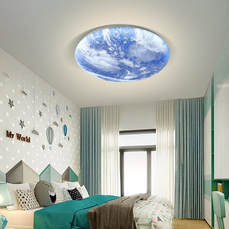 Simple Minimalist Moon Round LED Ceiling Light for Modern Homes NALANI