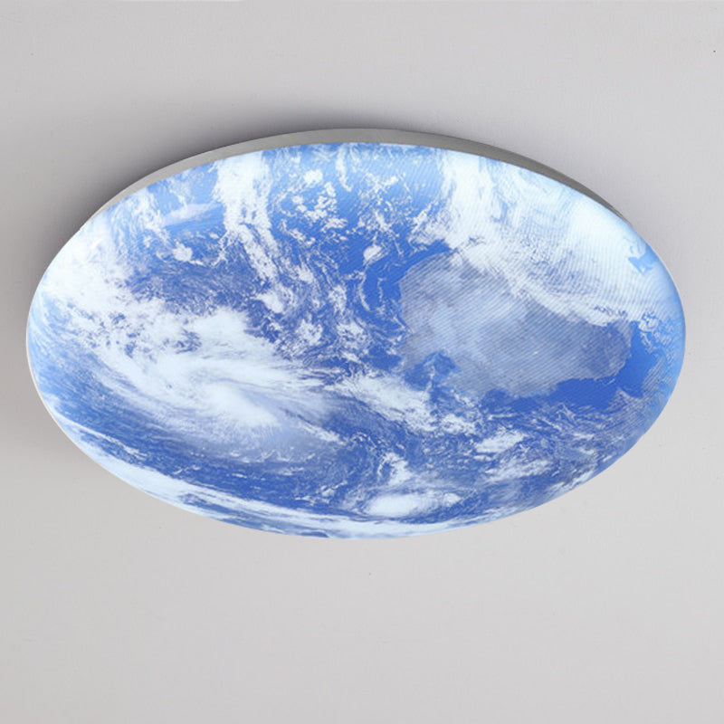 Simple Minimalist Moon Round LED Ceiling Light for Modern Homes NALANI