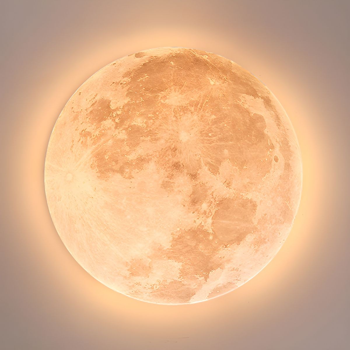 Simple Minimalist Moon Round LED Ceiling Light for Modern Homes NALANI