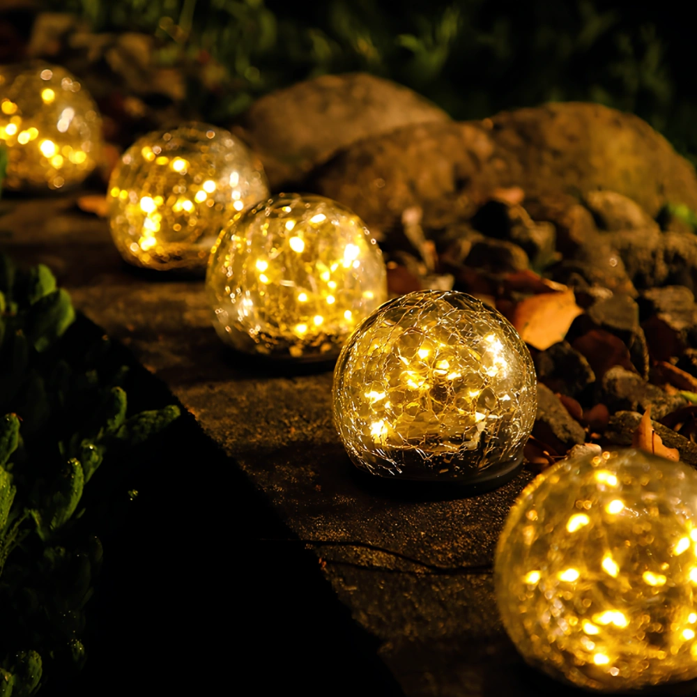 Solar Powered Garden Orb Light for Elegant Outdoor Ambiance NaLani