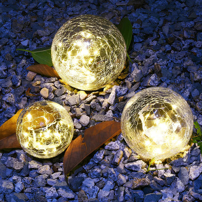 Solar Powered Garden Orb Light for Elegant Outdoor Ambiance NaLani