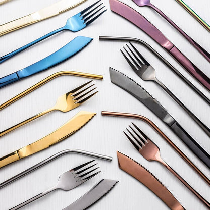Vibrant 29 Piece Utensils Set Kitchen Cutlery Collection NALANI