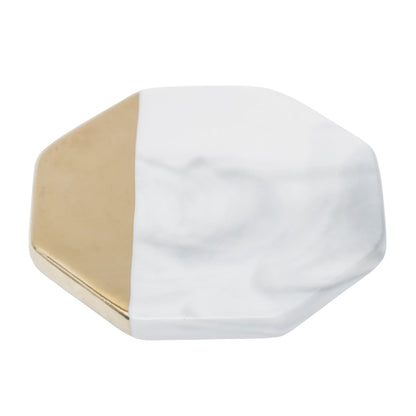 Elegant Marble Coaster For Dining Tables And Mugs Daily Octagon NALANI