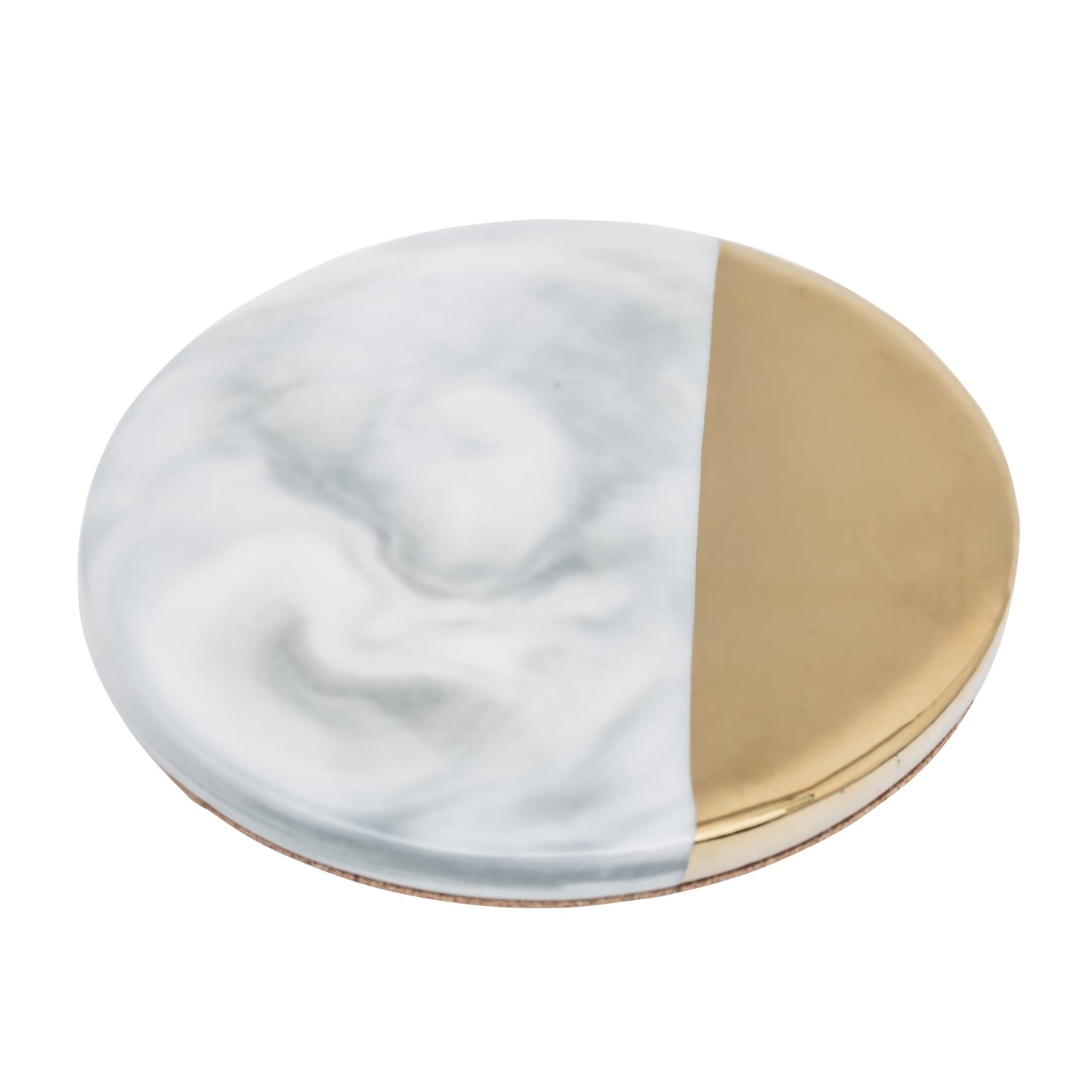 Elegant Marble Coaster For Dining Tables And Mugs Daily Circle NALANI