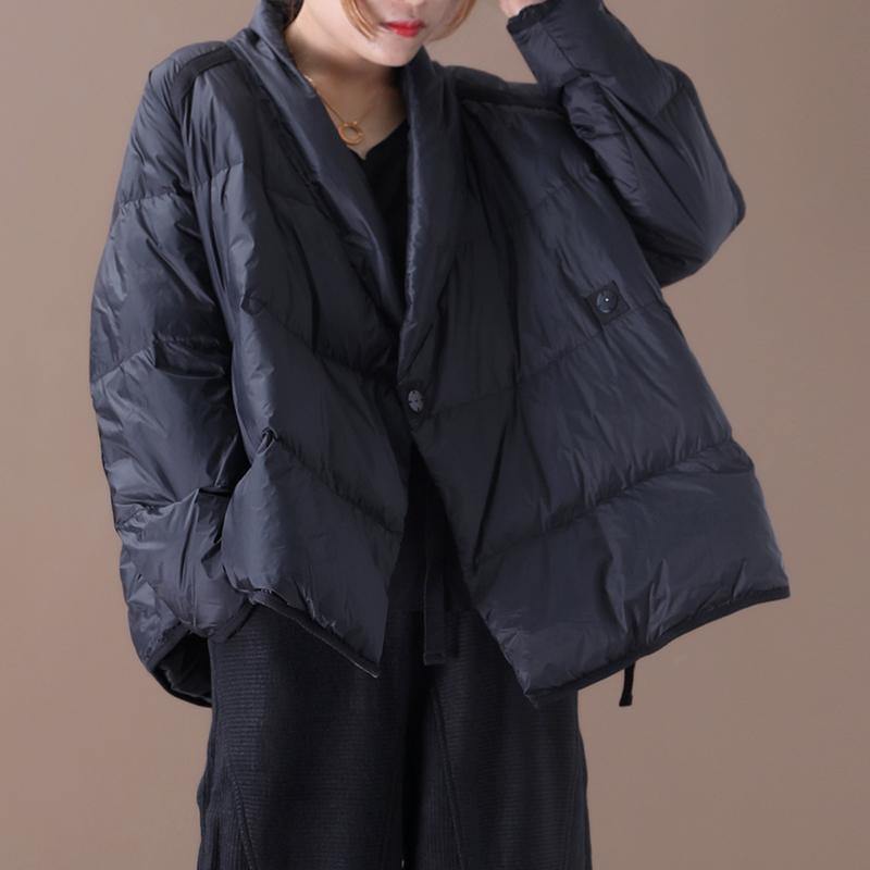 Casual Oversized Down Jacket With Thick Standup Collar NALANI