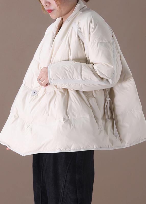 Casual Oversized Down Jacket With Thick Standup Collar NALANI