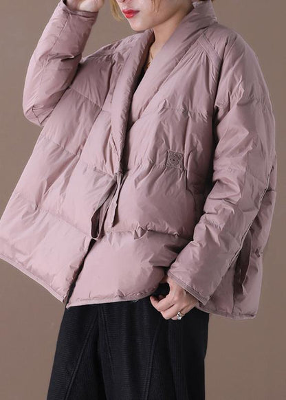 Casual Oversized Down Jacket With Thick Standup Collar NALANI