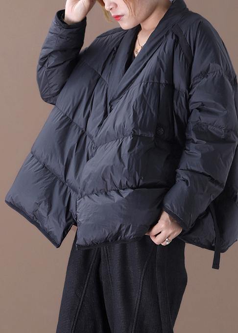 Casual Oversized Down Jacket With Thick Standup Collar NALANI