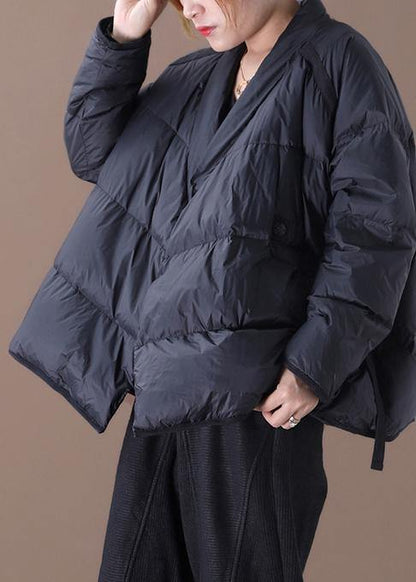 Casual Oversized Down Jacket With Thick Standup Collar NALANI