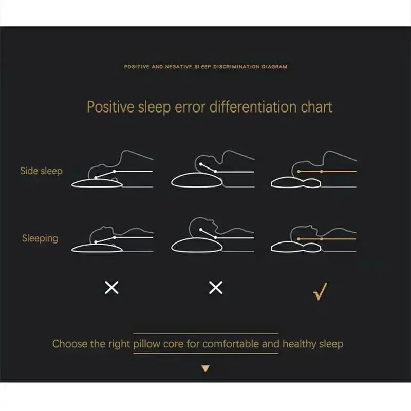 Soft Foam Pillow With Massage For Optimal Neck Support NALANI