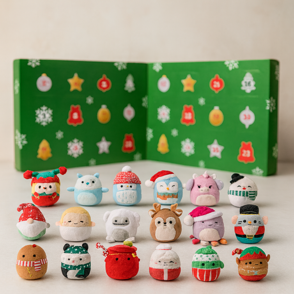 Squishmallows Advent Calendar Gift With 24 Mini Plushies Christmas