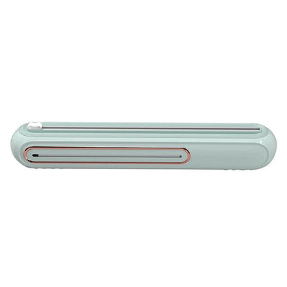 Compact Magnetic Cling Film Dispenser With Built In Cutter Sky blue NALANI
