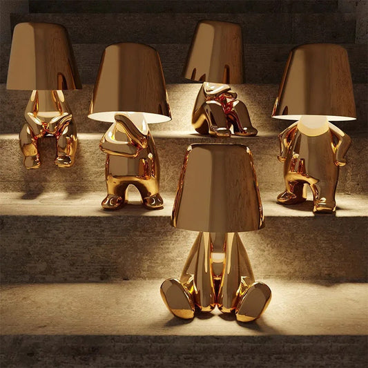 Unique Thinker Lamp Decor for Stylish Home Accent or Gift NaLani
