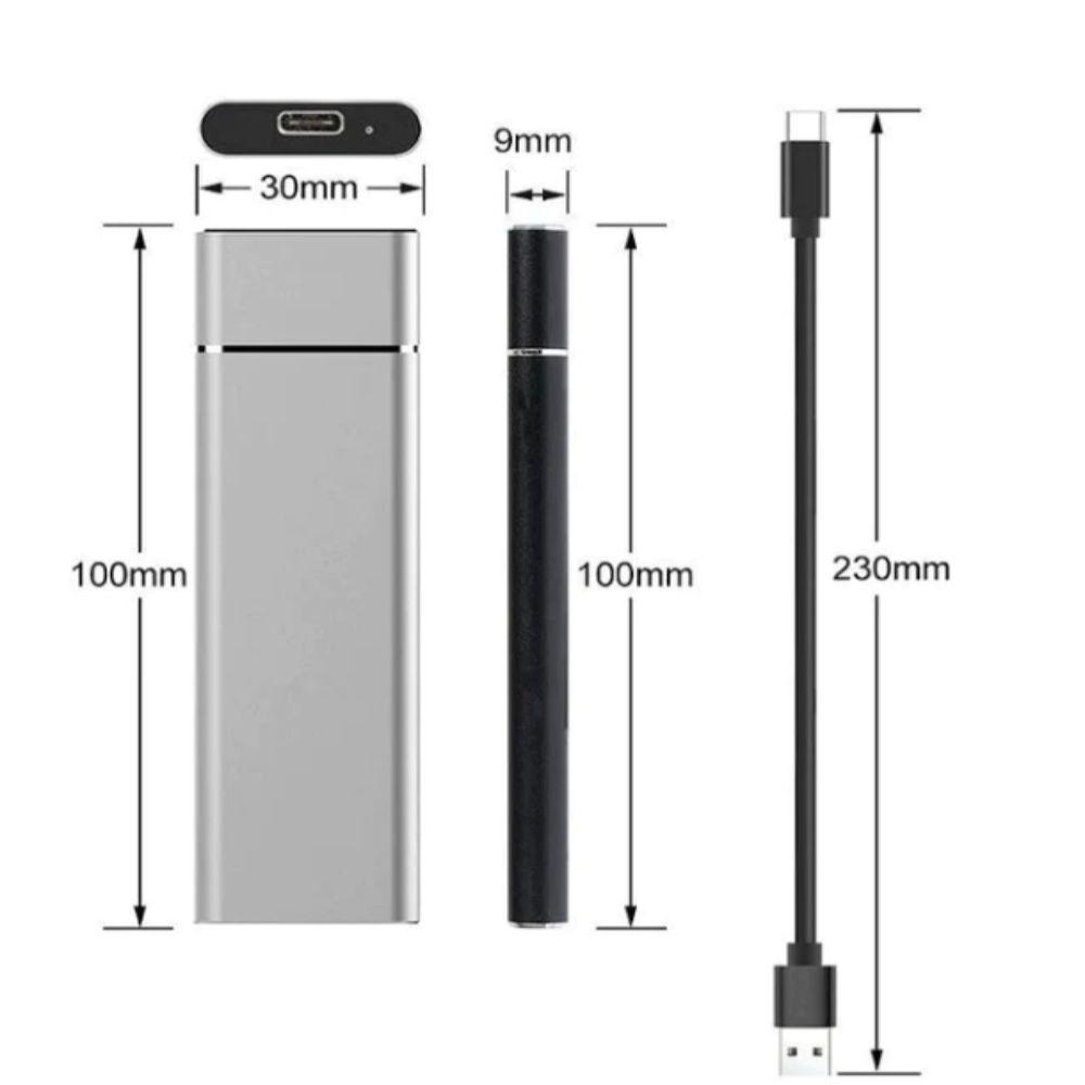 8TB Portable External Hard Drive High Speed Data Transfer NALANI
