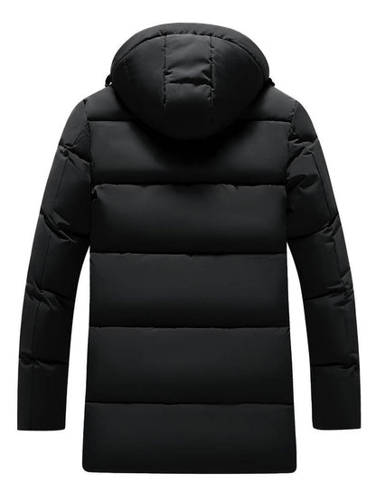 Fedar | Long Quilted Winter Jacket With Graphene Lining Hooded