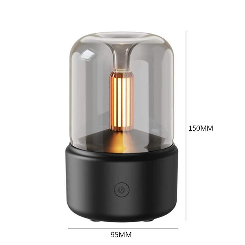 Electric Aromatherapy Diffuser Humidifier Black and White NALANI