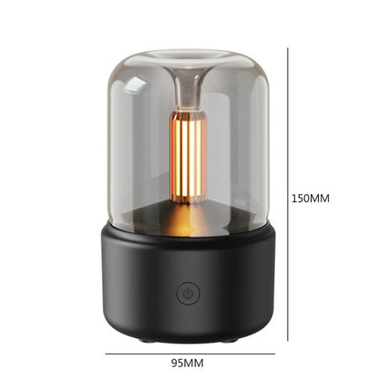 Electric Aromatherapy Diffuser Humidifier Black and White NALANI