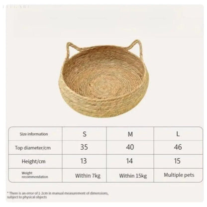Ultra Soft Plush Cat Bed Nest Round Cozy Hideaway For Cats NALANI