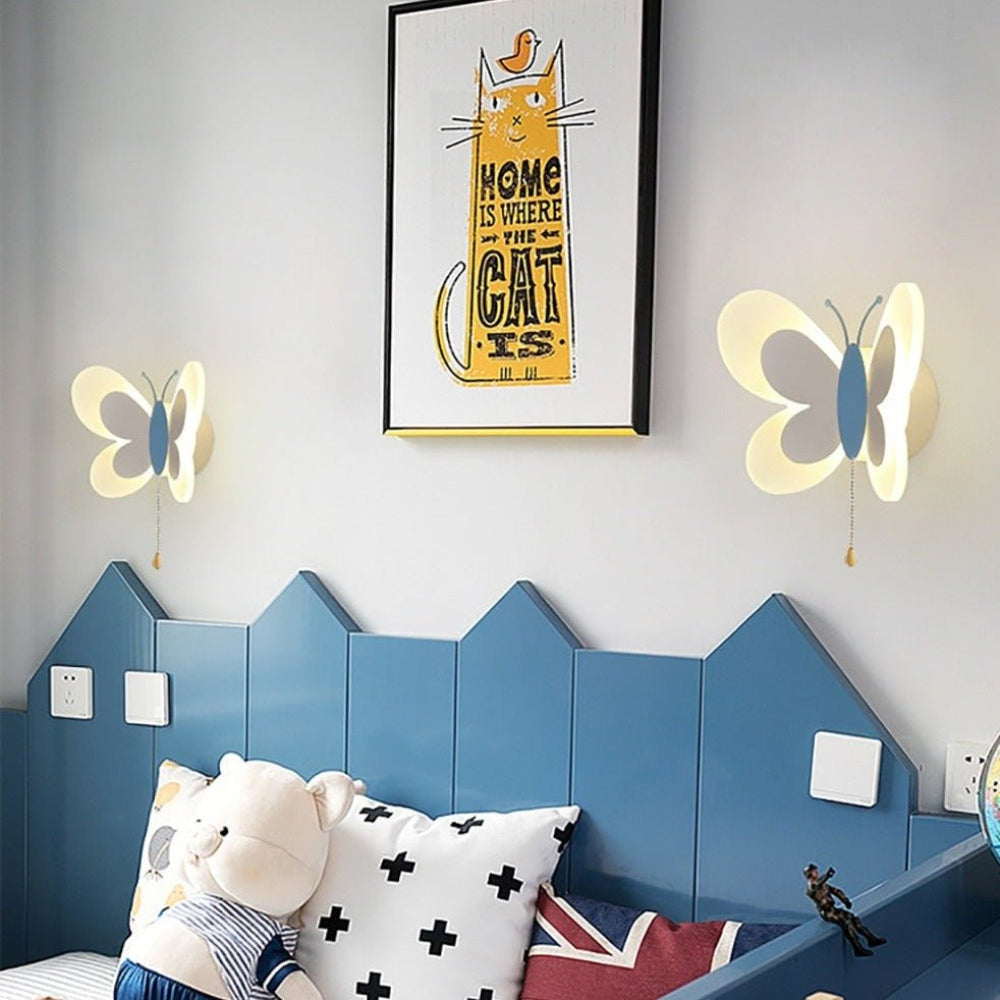 Butterfly Design LED Wall Light for Elegant Home Atmosphere NaLani