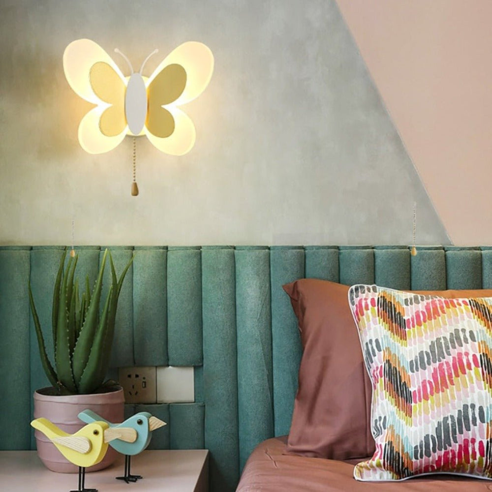 Butterfly Design LED Wall Light for Elegant Home Atmosphere NaLani