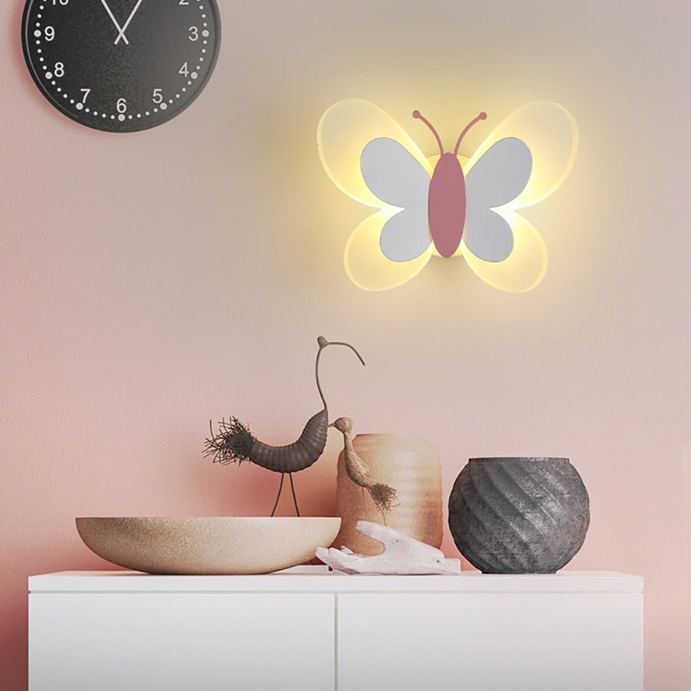 Butterfly Design LED Wall Light for Elegant Home Atmosphere NaLani