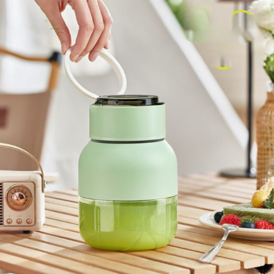 Cordless Portable Juicer And Smoothie Maker For Drinks Green NALANI