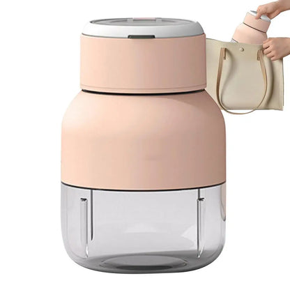 Cordless Portable Juicer And Smoothie Maker For Drinks Pink NALANI