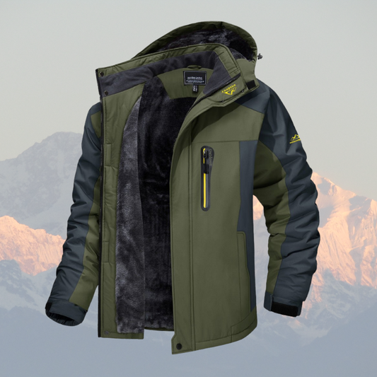 Men Outdoor Fedar | Winter Jacket Waterproof Windproof Fleece Hood