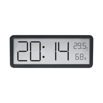 Digital LED Wall Clock With Temperature And Humidity NALANI