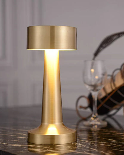 LED Table Lamp - Gold - Dimmable - Touch Switch - Modern Design NaLani
