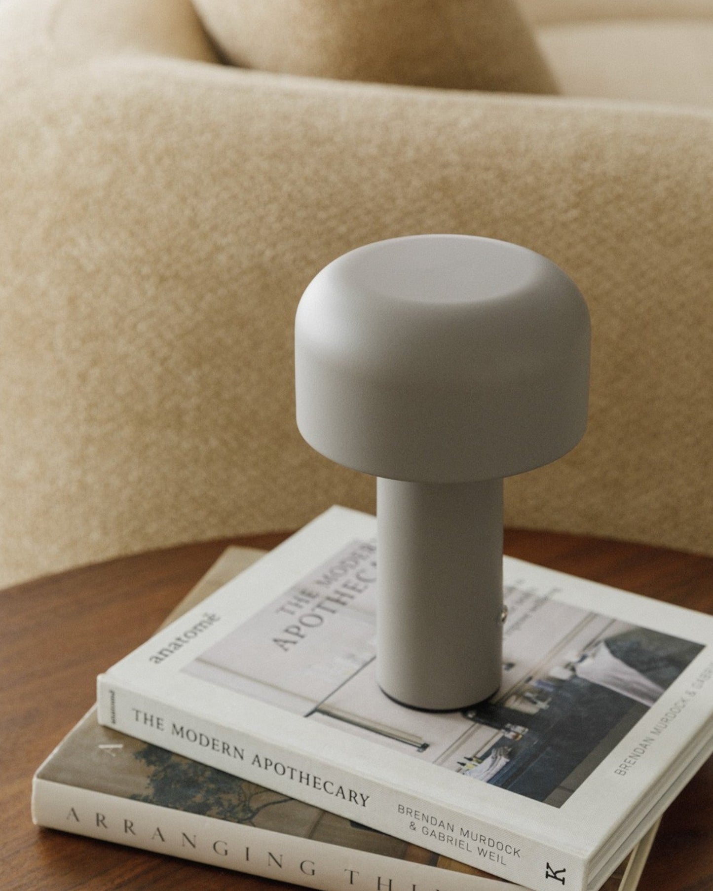 Eclipto | Cordless LED table lamp - Modern design 21 cm NALANI