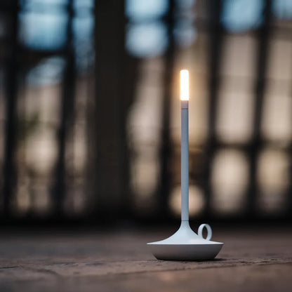Nordic Candlestick Light - Dimmable Rechargeable Home Decor Lamp White NALANI