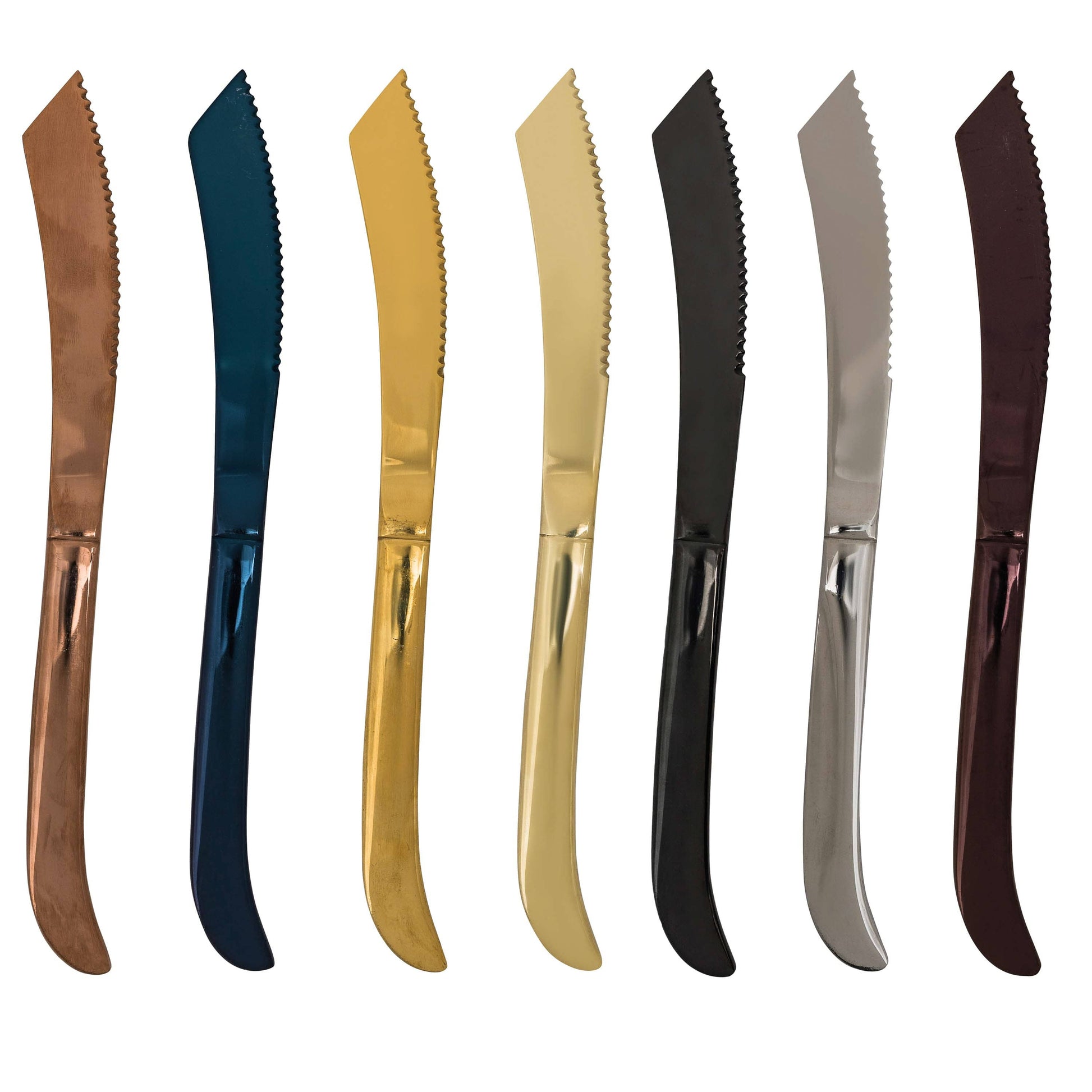 Stainless Steel Kitchen Knife Durable Sharp Edge Everyday 7 Piece Set NALANI